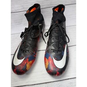 Nike Mercurial Superfly VII Elite FG Soccer Cleats Black Red Size 10.5 Mens‎